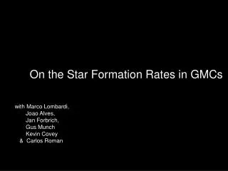 On the Star Formation Rates in GMCs