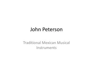 John Peterson
