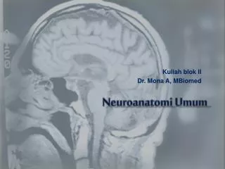 kuliah blok ii dr mona a mbiomed