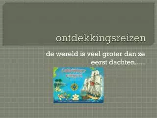 ontdekkingsreizen
