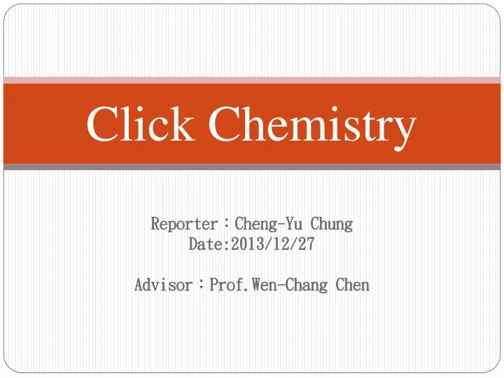 click chemistry
