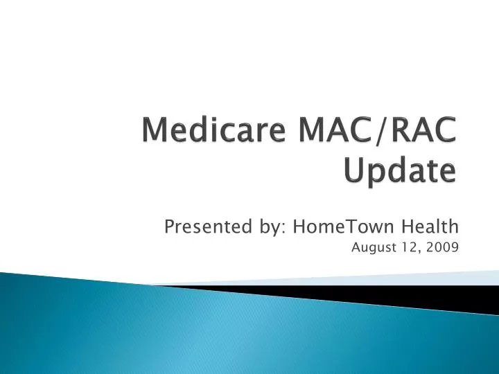 medicare mac rac update