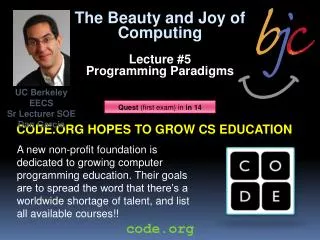 Code.org hopes to grow cs education