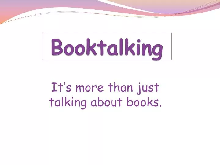 booktalking