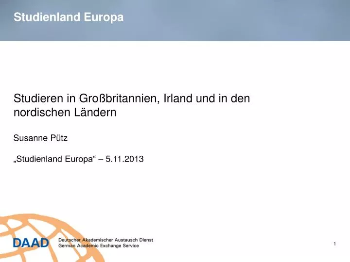 studienland europa