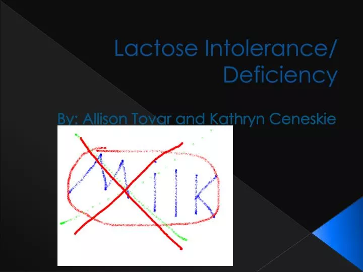 lactose intolerance deficiency