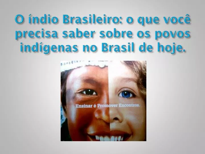 o ndio brasileiro o que voc precisa saber sobre os povos ind genas no brasil de hoje