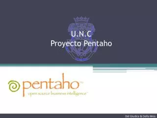 u n c proyecto pentaho