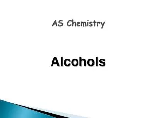 AS Chemistry