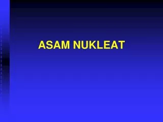 asam nukleat