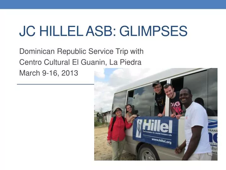 jc hillel asb glimpses