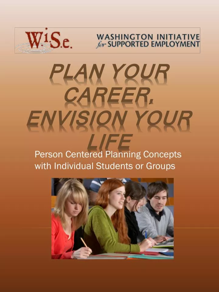 person centered planning concepts with individual students or groups