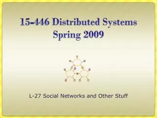 15-446 Distributed Systems Spring 2009