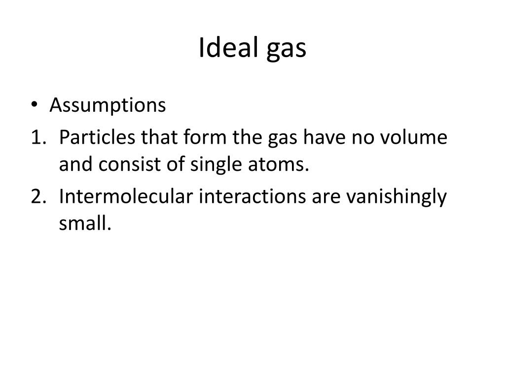 PPT - Ideal gas PowerPoint Presentation, free download - ID:2134712