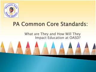 PA Common Core Standards: