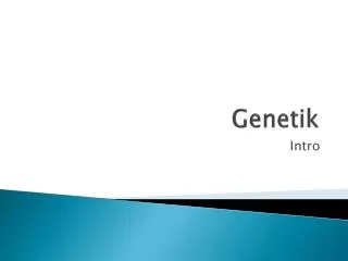 genetik