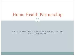 Home Health Partnership