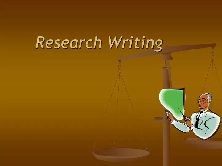 research writing