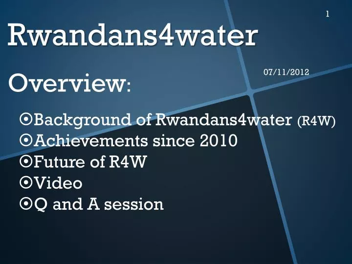 rwandans4water
