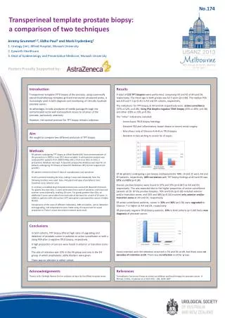 Transperineal template p rostate b iopsy : a comparison of two techniques