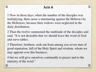 Acts 6