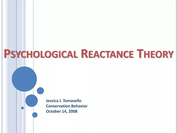 psychological reactance theory