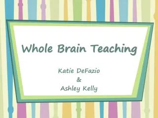 PPT - Top 10 Brain-Based Teaching Strategies PowerPoint Presentation ...