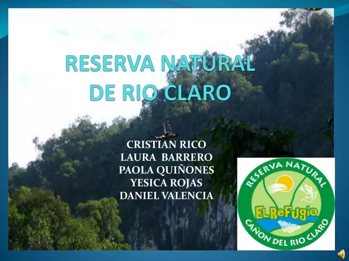reserva natural de rio claro