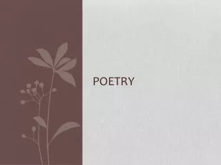 poetry