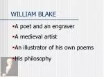 WILLIAM BLAKE - slide 1