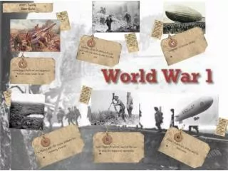 Causes of World War 1