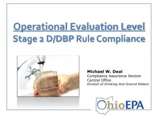 Operational Evaluation Level Stage 2 D/DBP Rule Compliance