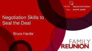 Negotiation Skills to Seal the Deal