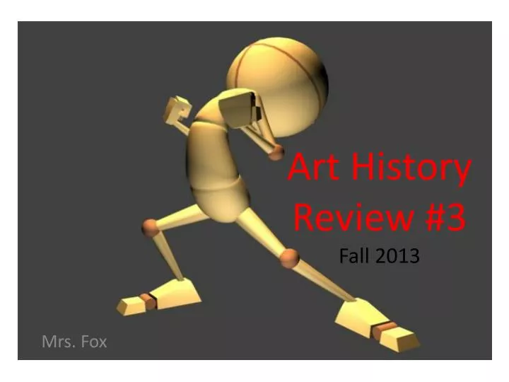 art history review 3 fall 2013