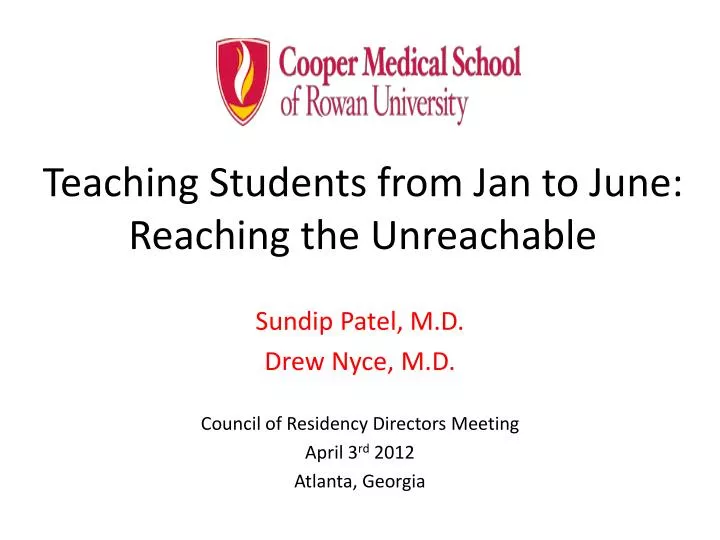 teaching students from jan to june reaching the unreachable