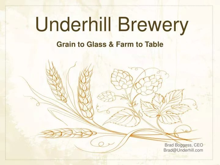 underhill brewery