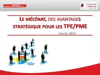 Le mécénat, des avantage s stratégique pour les TPE/PME