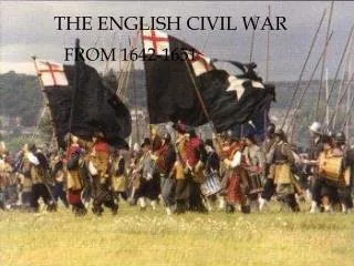 THE ENGLISH CIVIL WAR
