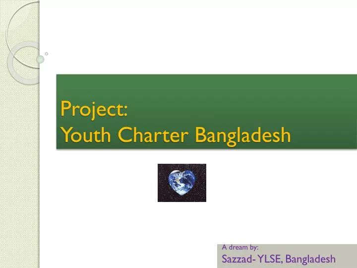 project youth charter bangladesh