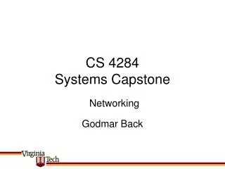 CS 4284 Systems Capstone