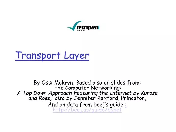 transport layer