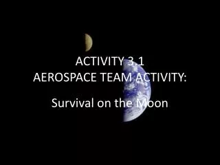 ACTIVITY 3.1 AEROSPACE TEAM ACTIVITY: