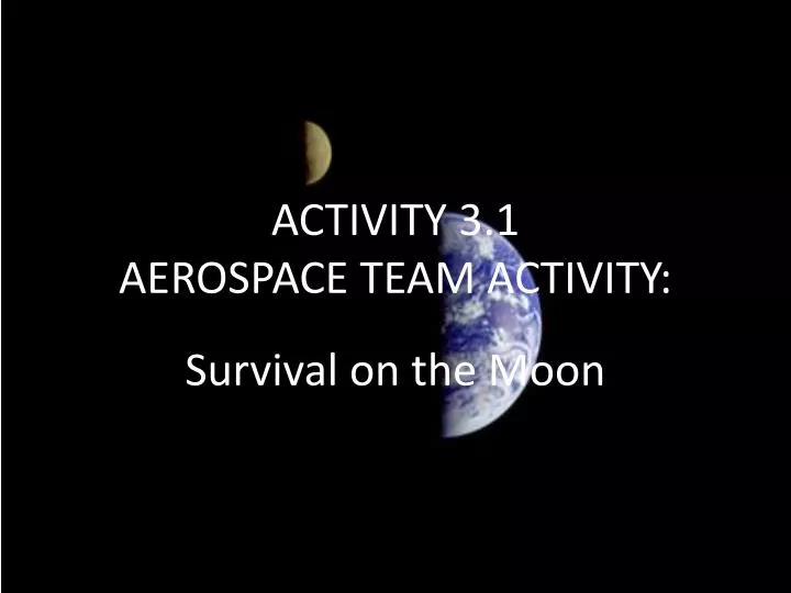 activity 3 1 aerospace team activity