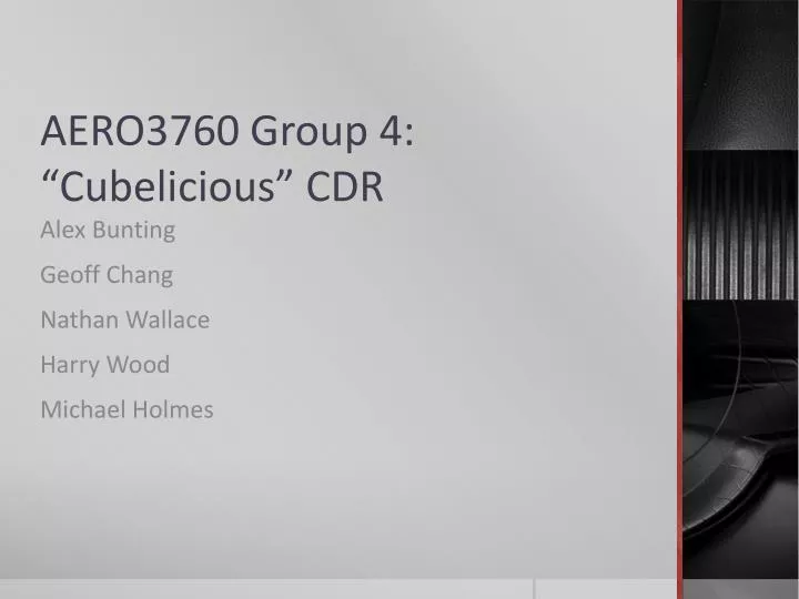 aero3760 group 4 cubelicious cdr