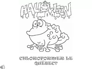 chloroformer le qu bec