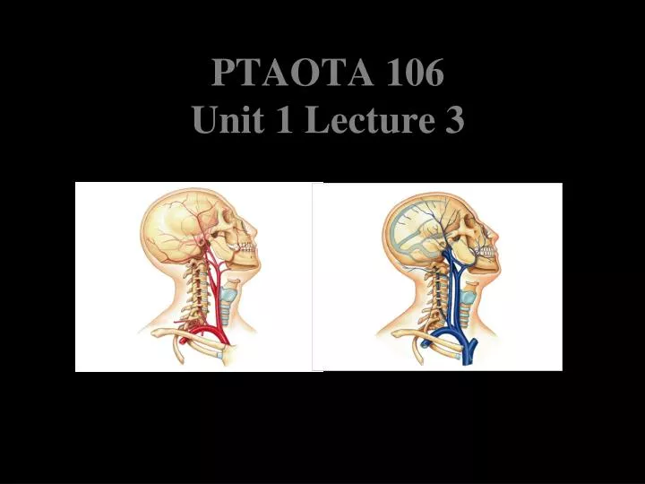 ptaota 106 unit 1 lecture 3