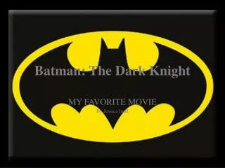 Batman: The Dark Knight