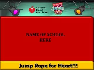 Jump Rope for Heart!!!