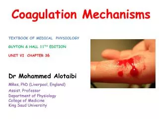 Coagulation Mechanisms