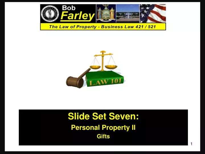 slide set seven personal property ii gifts